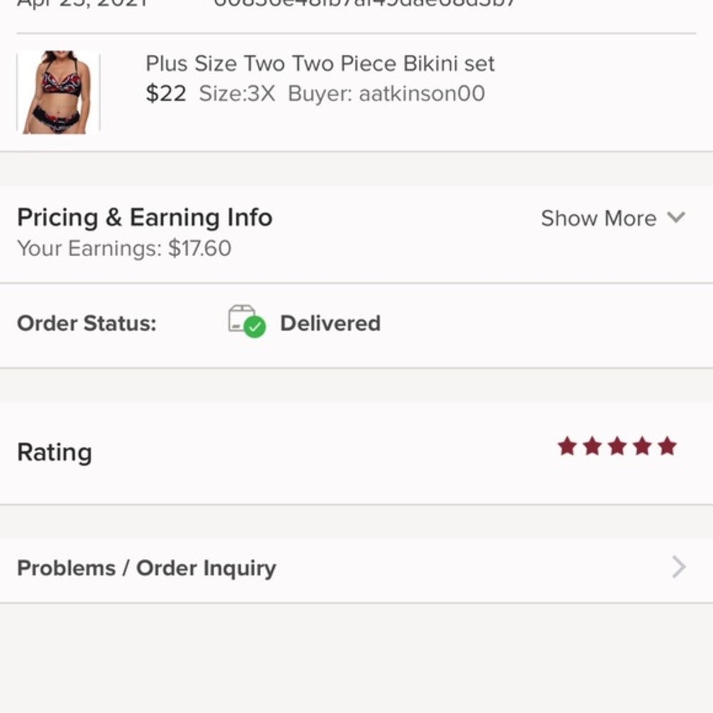 COPY - COPY - Plus Size Two Two Piece Bikini set - Picture 5 of 6